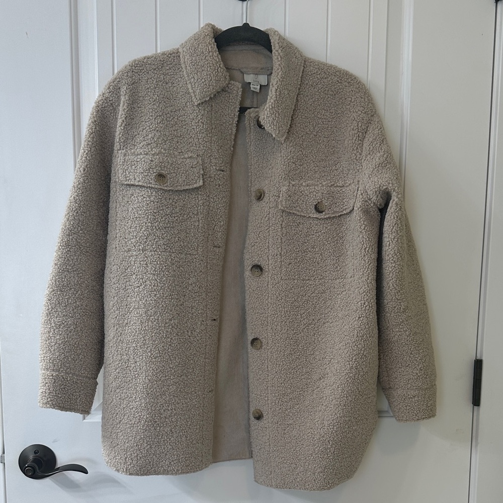 Joie Sherpa Jacket Size-XS